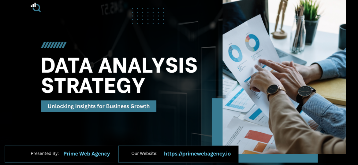 Blue and Black Modern Data Analysis Strategy Presentation